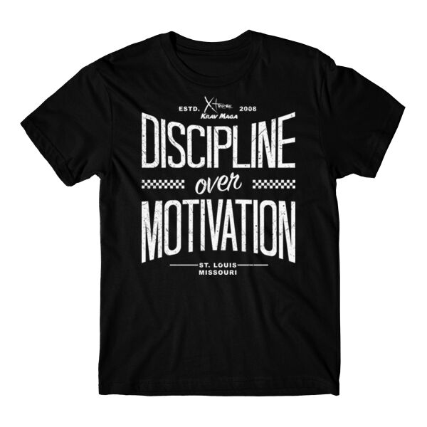 DISCIPLINE OVER MOTIVATION - T-SHIRT - $5C5XK1$ Thumbnail