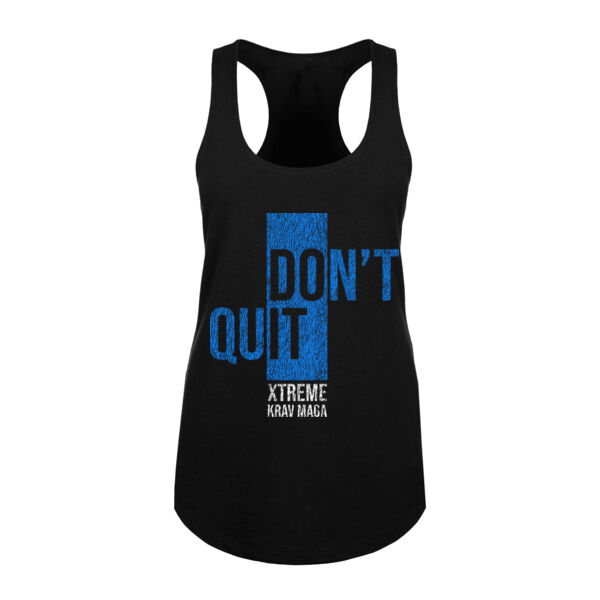 DON’T QUIT - WOMEN'S FITTED TANK - $NPLE2J$ Thumbnail