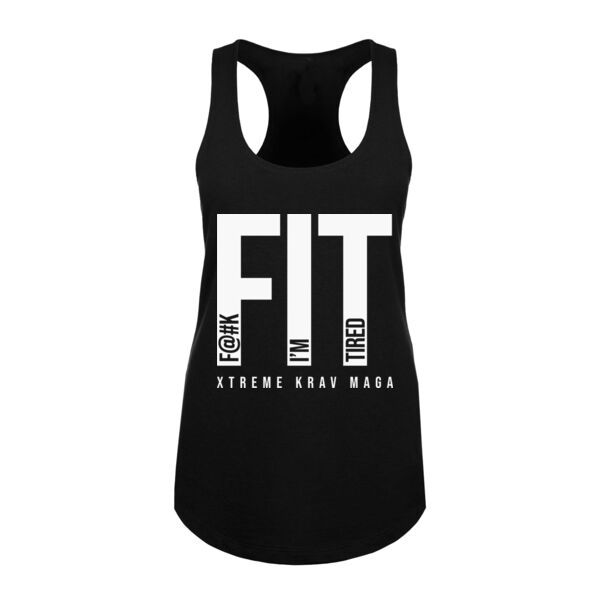 F@#K I'M TIRED - WOMEN'S FITTED TANK - $P38CSQ$ Thumbnail
