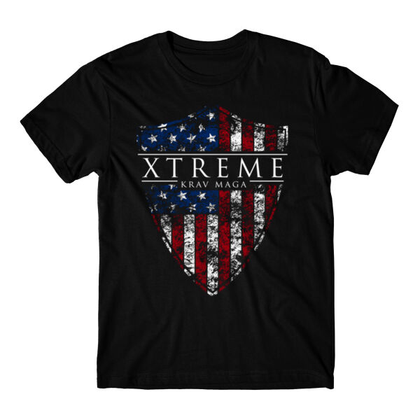 FULL COLOR SHIELD FLAG - T-SHIRT - $BP3W24$ Thumbnail